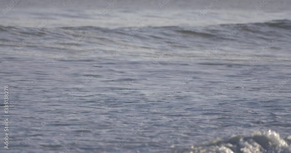 Closeup of waves crashing on the coast. Closeup of waves crashing on the coast.