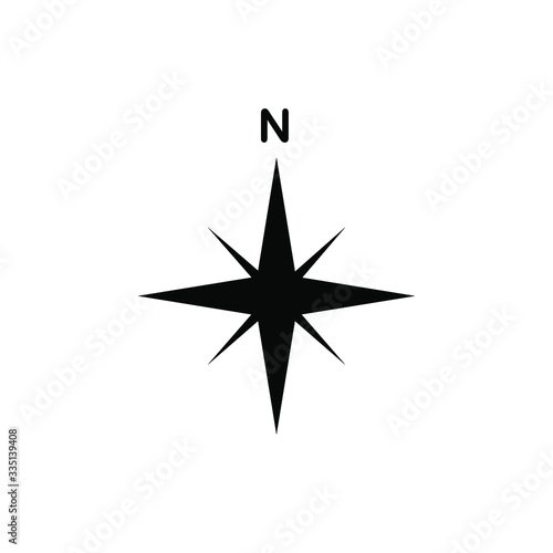 Compass icon design template