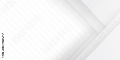Wallpaper Mural White abstract background geometry shine and 3D layer element vector for presentation design. Suit for business, corporate, institution, party, festive, seminar, and talks.  Torontodigital.ca