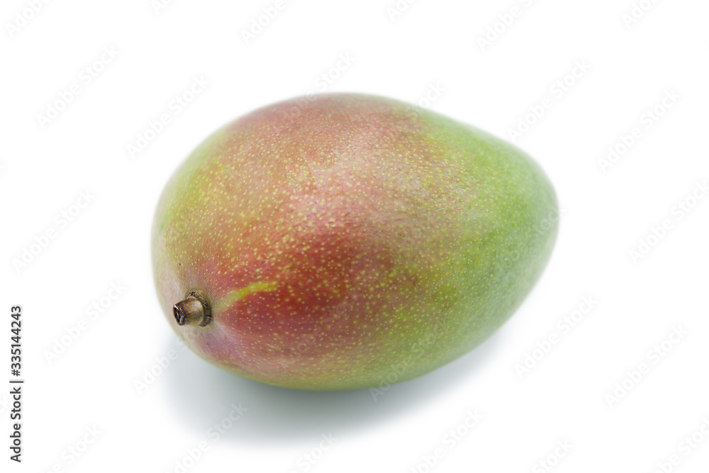 Ripe organic mango fruit isolated on white background Ripe organic mango fruit isolated on white background