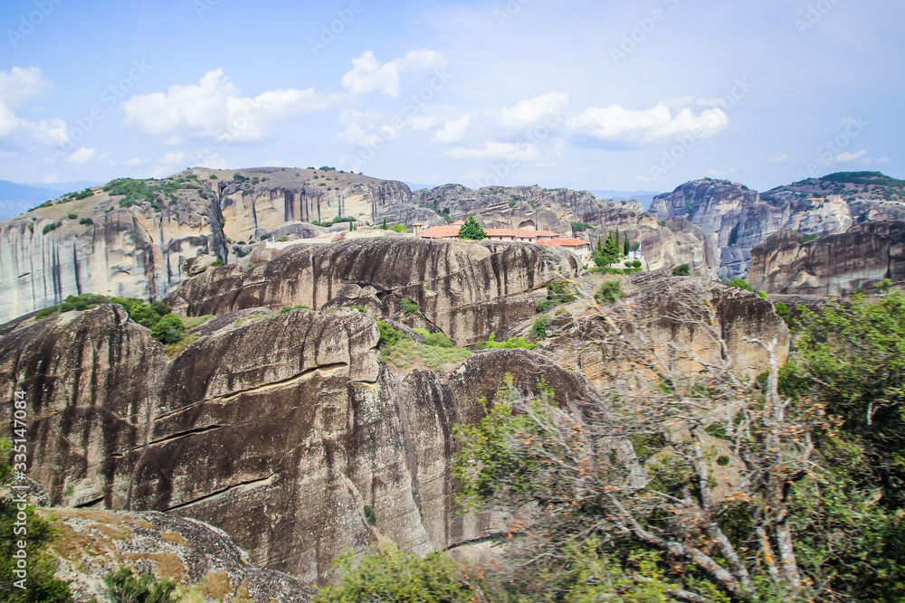 Meteora monastery, Thessaly beautiful mountains, views, landscapes, scenery, Greece