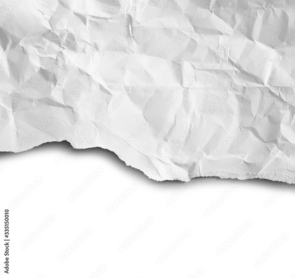 Fototapeta premium ripped paper isolated on white background 