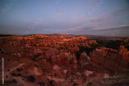 Bryce canyon national park in the Utah USA 