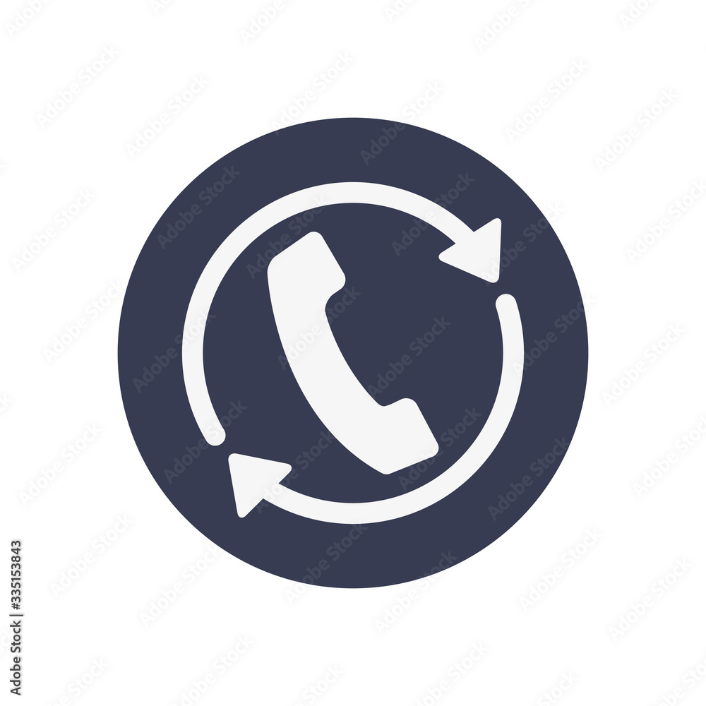 free delivery concept, call service icon, block style free delivery concept, call service icon, block style