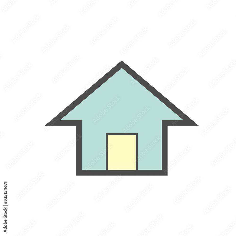 Home vector icon design on white background. Home vector icon design on white background.