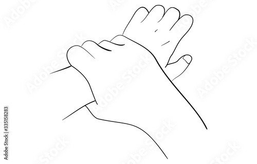 正しい手の洗い方