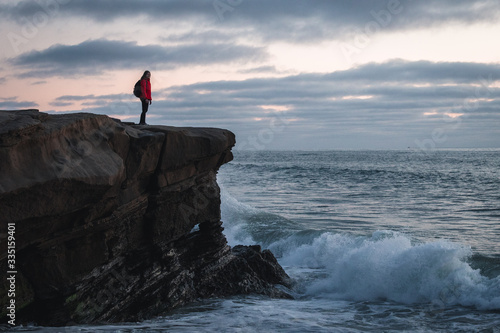 Stand, Kalifornien, USA Sonnenuntergang