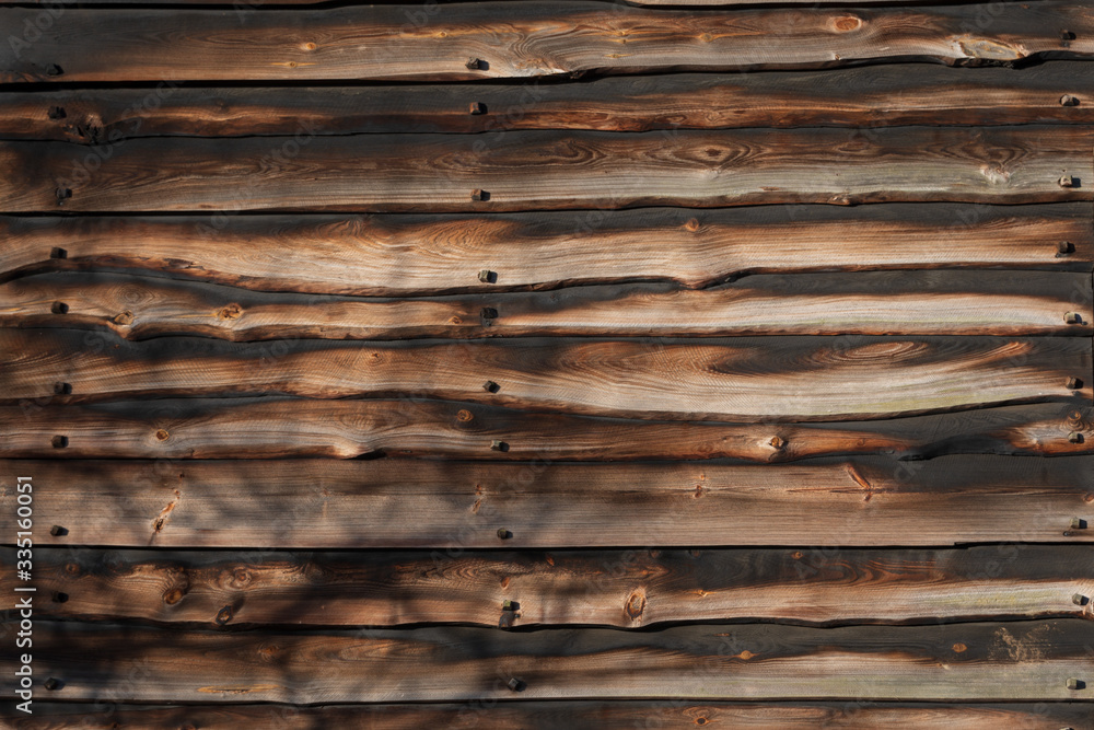 Rough cut raw timber wall boards texture horizontal