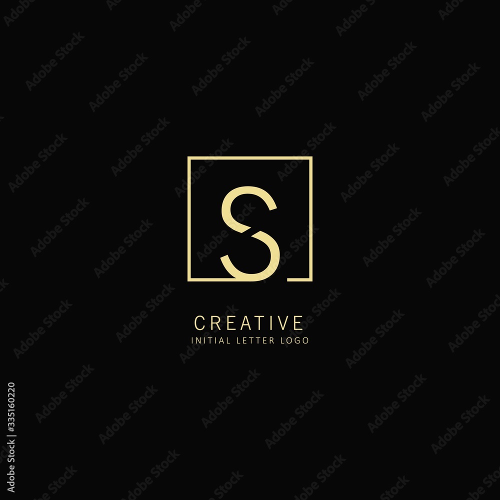Creative Initial letter S Logo with Square Element, Design Vector Illustration for Company Identity Creative Initial letter S Logo with Square Element, Design Vector Illustration for Company Identity