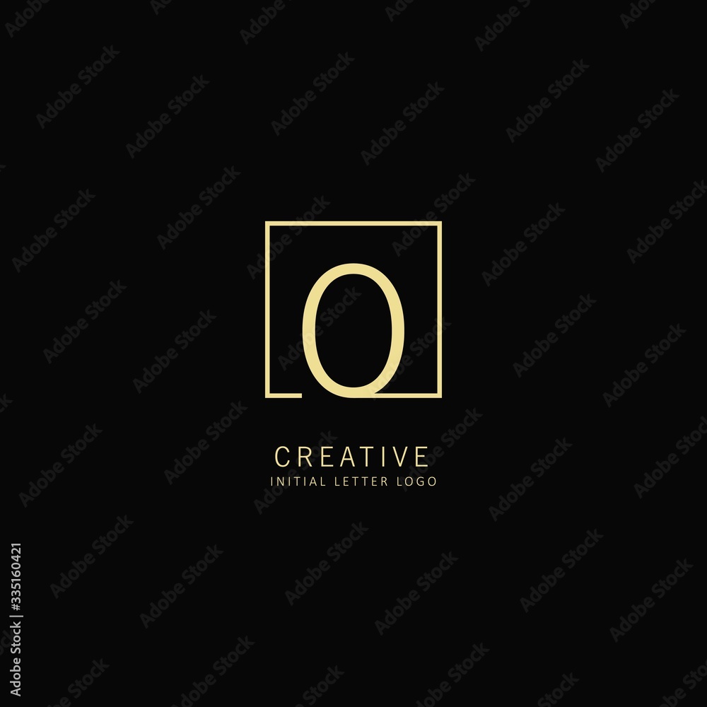 Creative Initial letter O Logo with Square Element, Design Vector Illustration for Company Identity Creative Initial letter O Logo with Square Element, Design Vector Illustration for Company Identity