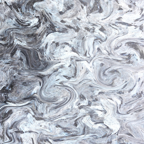 Marble abstract natural marble black and white (gray)  pattern design © peekeedee