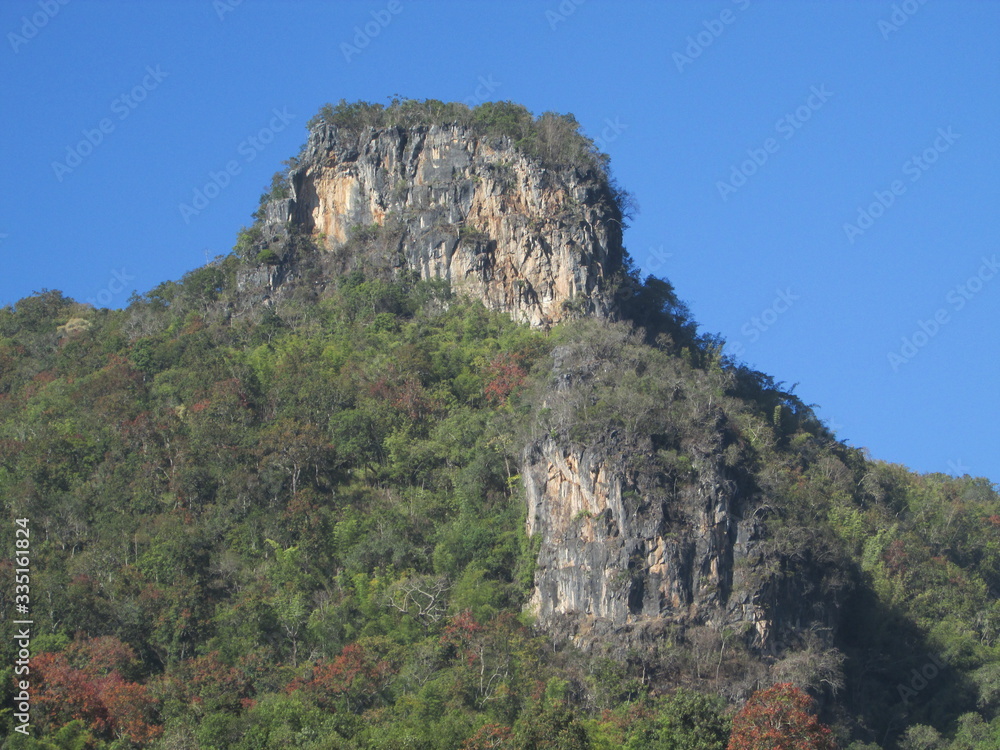 Megaliths, cliffs, rocks formations, landscapes in Chiang Dao Wildlife Sanctuary 