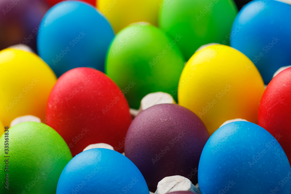 Easter festive multicolor eggs Easter festive multicolor eggs