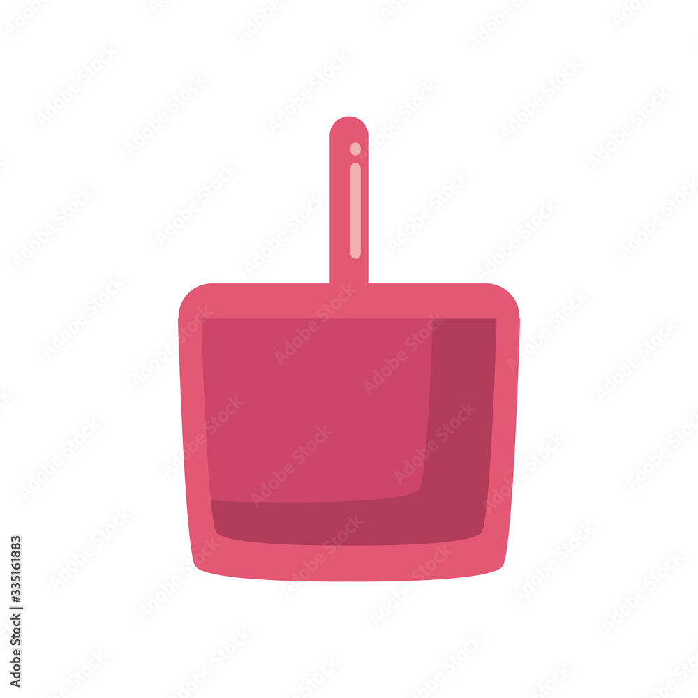 dustpan flat style icon vector design dustpan flat style icon vector design