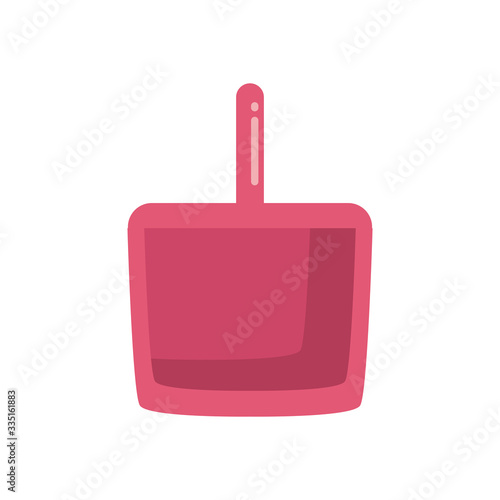 dustpan flat style icon vector design