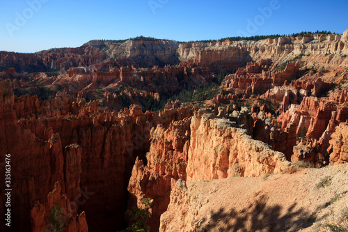 Utah / USA - August 22, 2015: View at Bryce Point in Bryce Canyon National Park, Utah, USA.