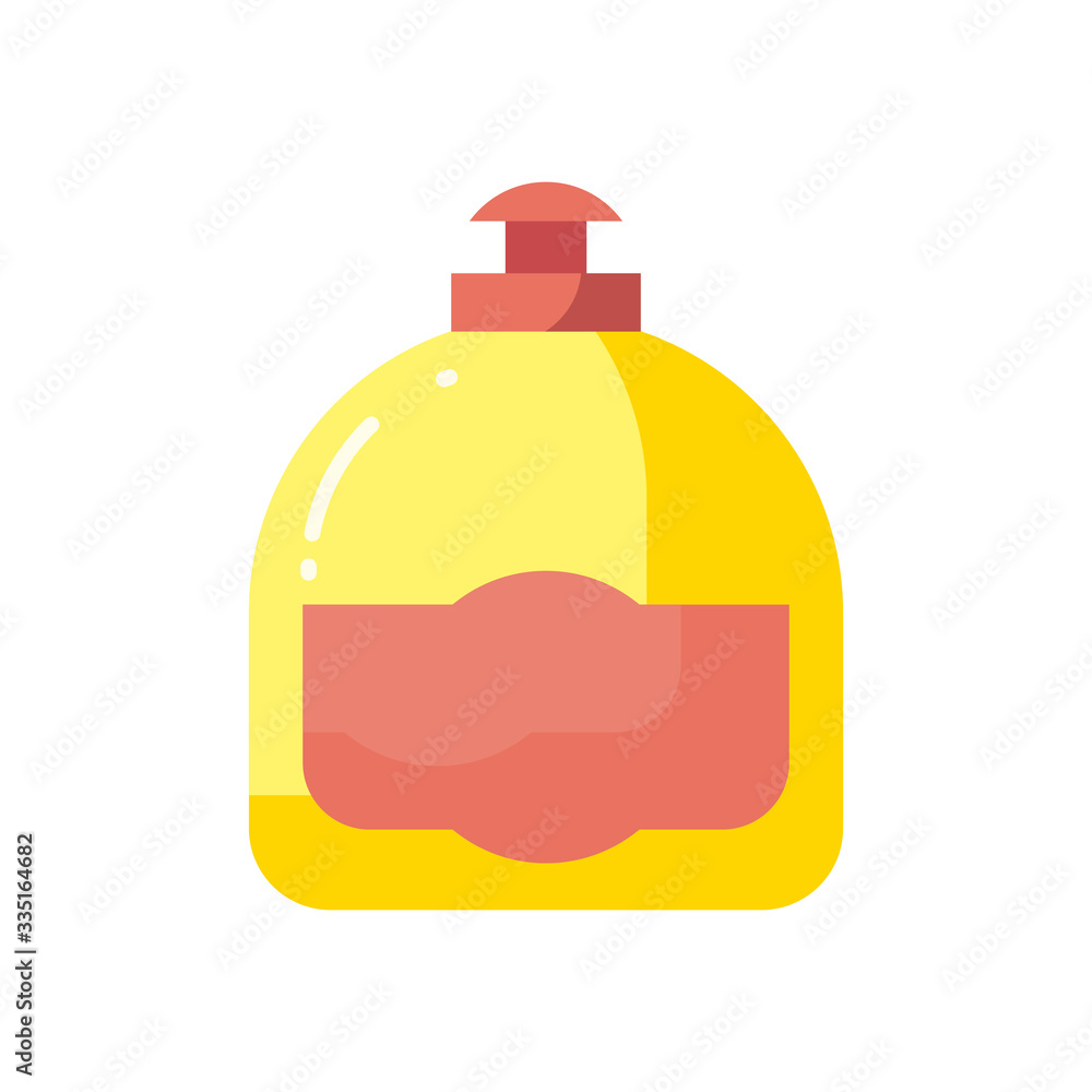 Obraz premium detergent bottle flat style icon vector design
