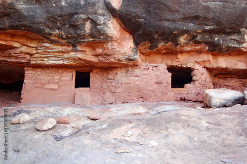 Ancient Anasazi ruin in canyon country in the Bears Ears wilderness of Southern Utah.