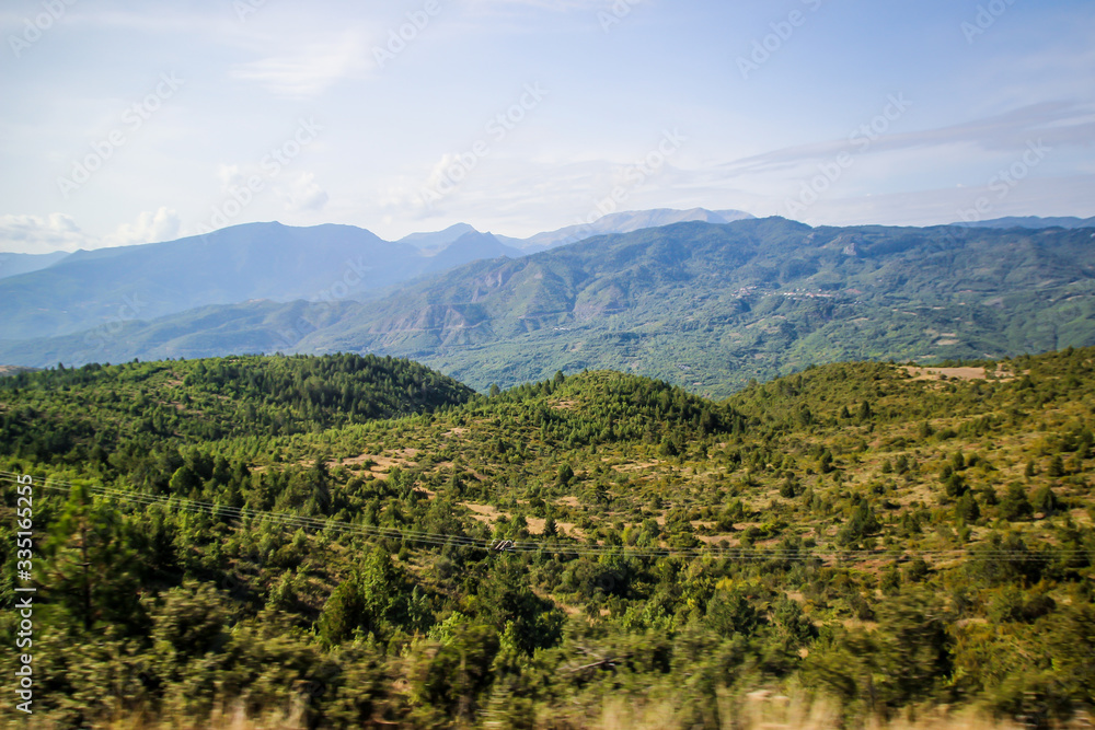 Thessaly beautiful mountains, forests, views, landscapes, scenery, Greece