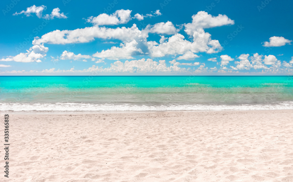 Beautiful minimalist beach and blue sky for background Beautiful minimalist beach and blue sky for background