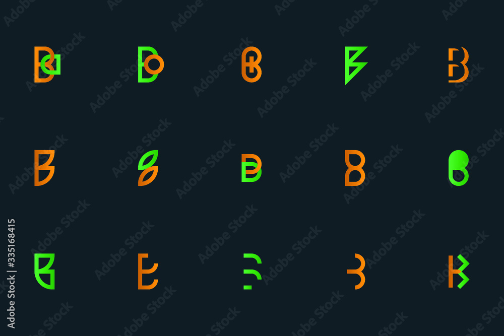 Unique and Simple B Letter Logo Design Unique and Simple B Letter Logo Design