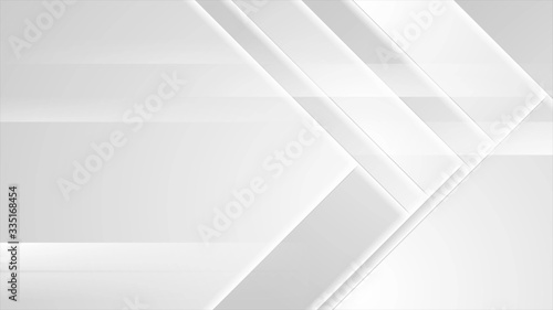 Grey white corporate abstract tech background