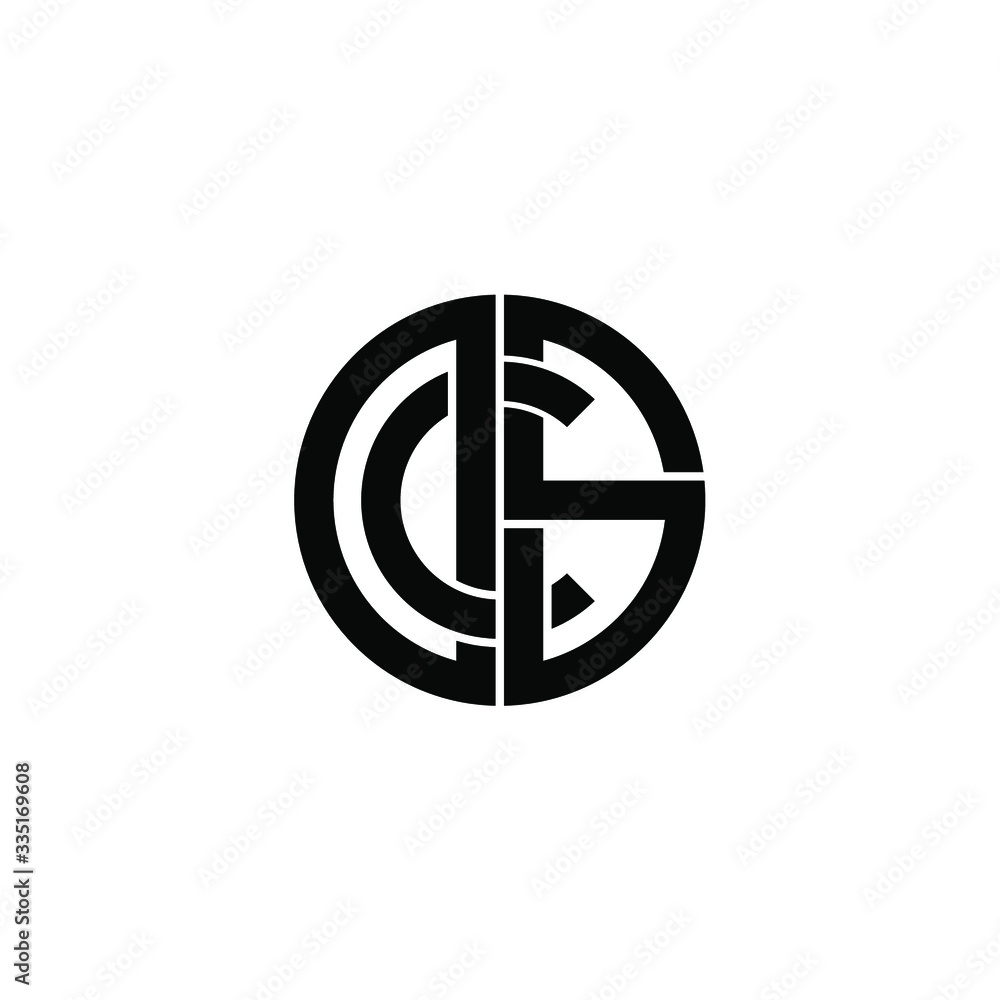 dcs letter original monogram logo design dcs letter original monogram logo design
