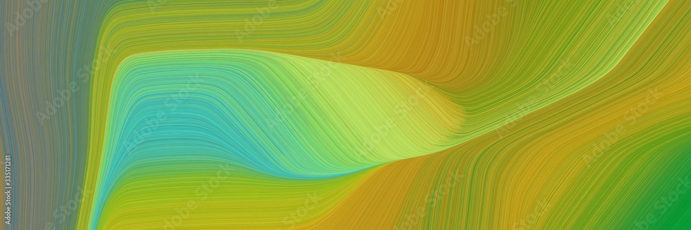 abstract dynamic curved lines flowing banner design with yellow green, dark golden rod and medium sea green colors. elegant curved lines with fluid flowing waves and curves abstract dynamic curved lines flowing banner design with yellow green, dark golden rod and medium sea green colors. elegant curved lines with fluid flowing waves and curves