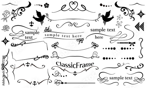 おしゃれでスタイリッシュなクラシックフレーム