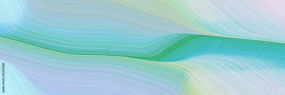 abstract dynamic curved lines moving horizontal banner with light steel blue, light sea green and medium aqua marine colors abstract dynamic curved lines moving horizontal banner with light steel blue, light sea green and medium aqua marine colors
