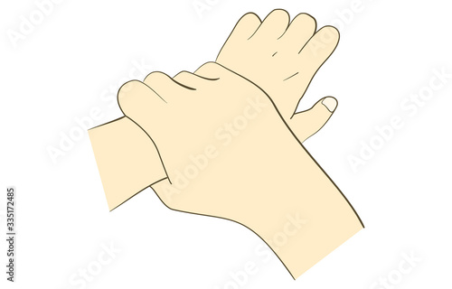 正しい手の洗い方