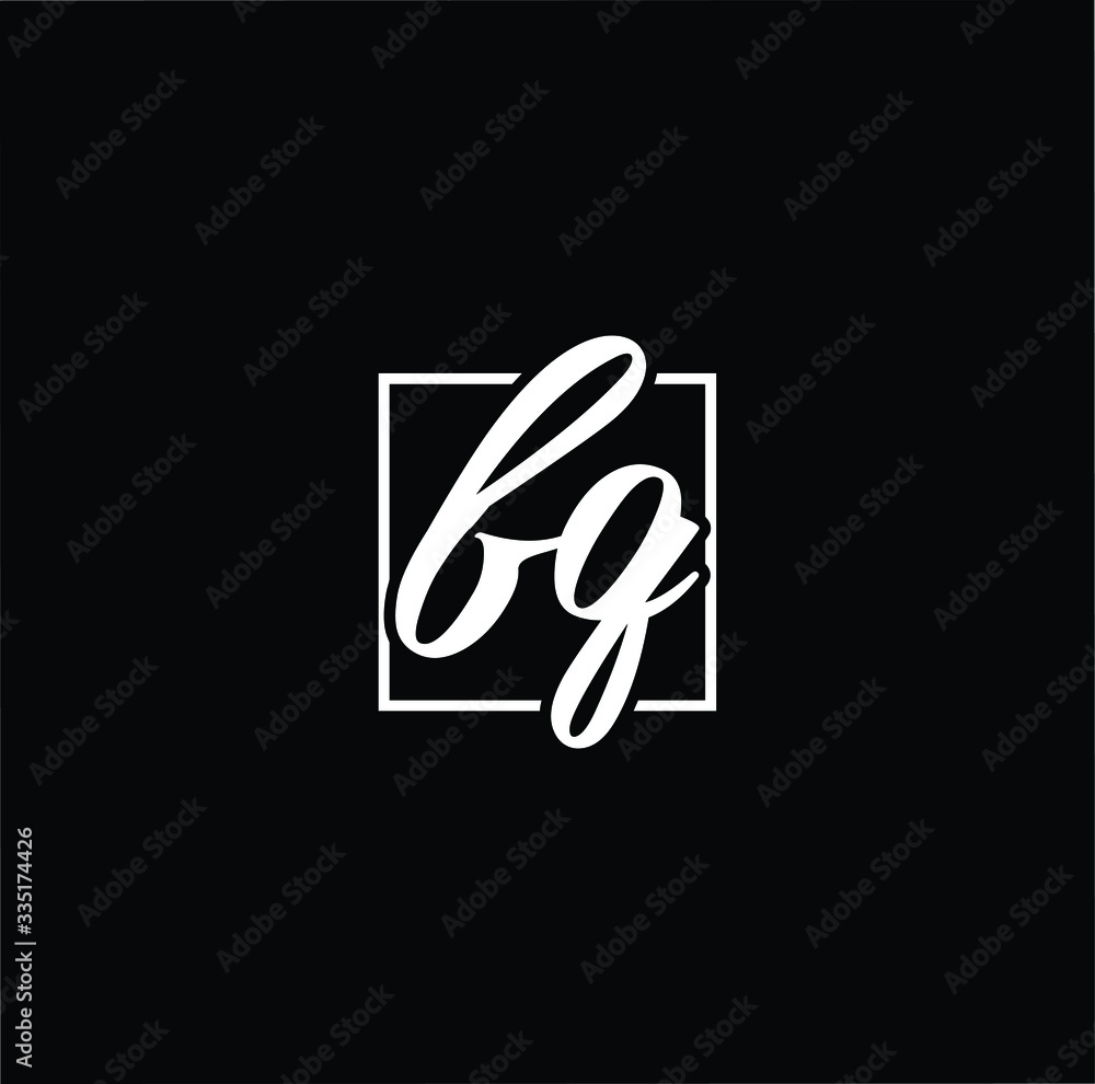 Minimal elegant monogram art logo. Outstanding professional trendy awesome artistic FG GF initial based Alphabet icon logo. Premium Business logo White color on black background Minimal elegant monogram art logo. Outstanding professional trendy awesome artistic FG GF initial based Alphabet icon logo. Premium Business logo White color on black background