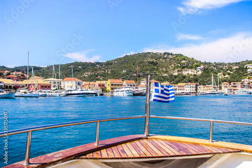 Paxos  Antipaxos islands  beaches  bays  sea  waterfront  boats  yachts  havens  Greece
