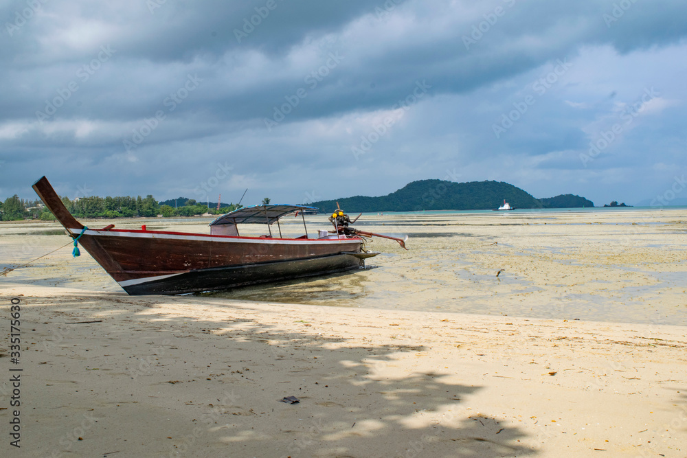 boat on the beach thailand