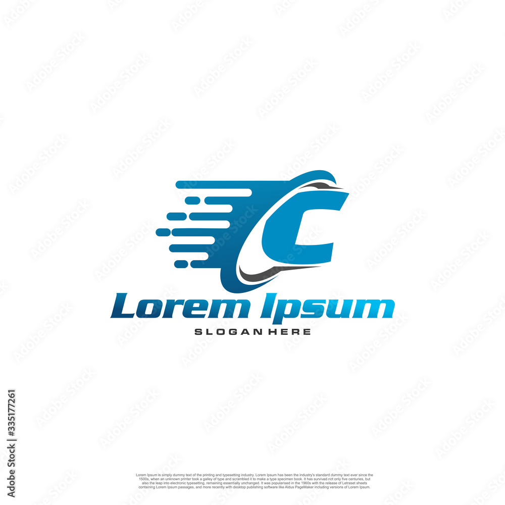 Moving Fast Letter Initial Logo C Template. Logistic company logo. Delivery service logo. Fast Express Delivery Logo designs. Moving Fast Letter Initial Logo C Template. Logistic company logo. Delivery service logo. Fast Express Delivery Logo designs.