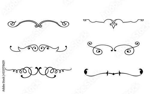 vector set of dividers