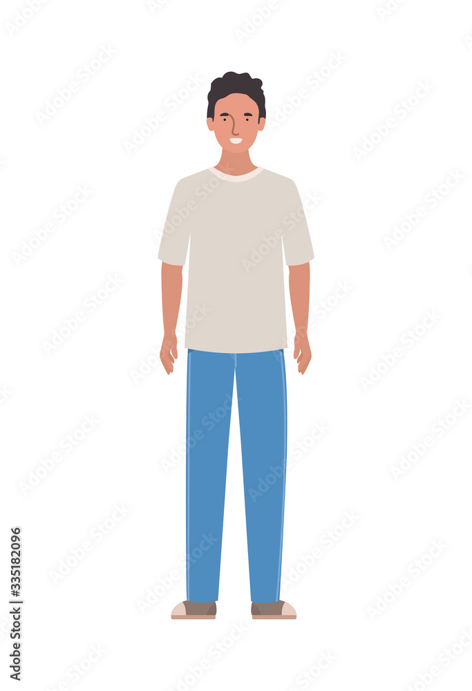 Isolated avatar man vector design