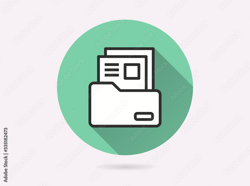 Portfolio icon for graphic and web design. Portfolio icon for graphic and web design.