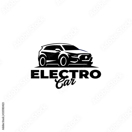 Logo of a modern electric car