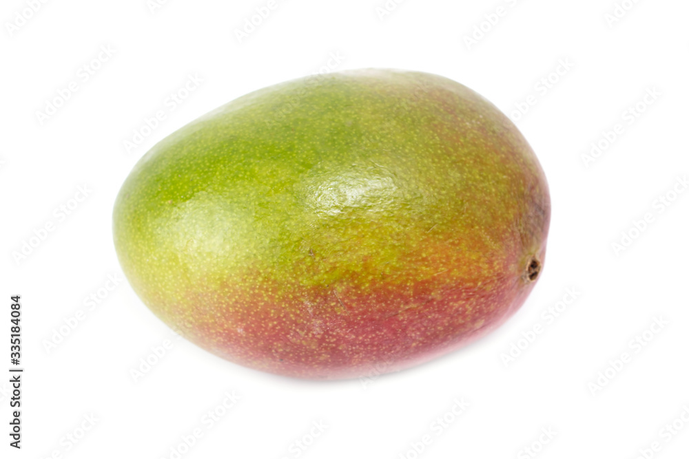 Ripe mango isolated on a white background. Ripe mango isolated on a white background.