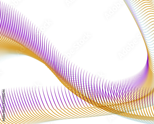 Abstract background blend wave line design for Wallpaper, Banner, Background, Card, Book Illustration, landing page