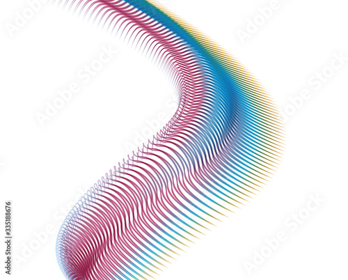 Abstract background blend wave line design for Wallpaper, Banner, Background, Card, Book Illustration, landing page
