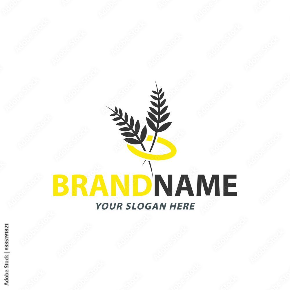 creative paddy logo design, vector