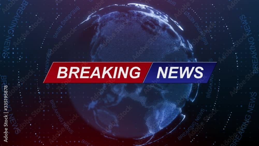 global earth rotating digital world breaking news Studio Background for ...