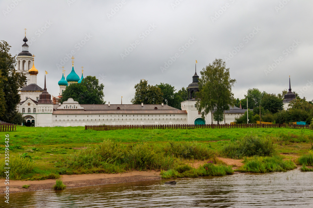 Vvedensky Tolga convent in Yaroslavl, Russia. Golden ring of Russia