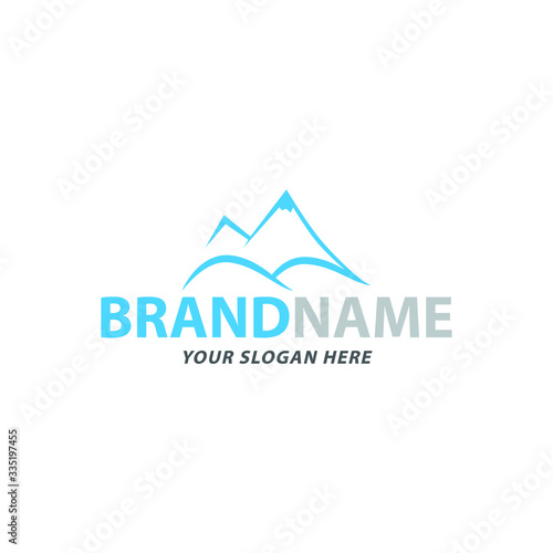 Creative Mountain Logo Design, Vector