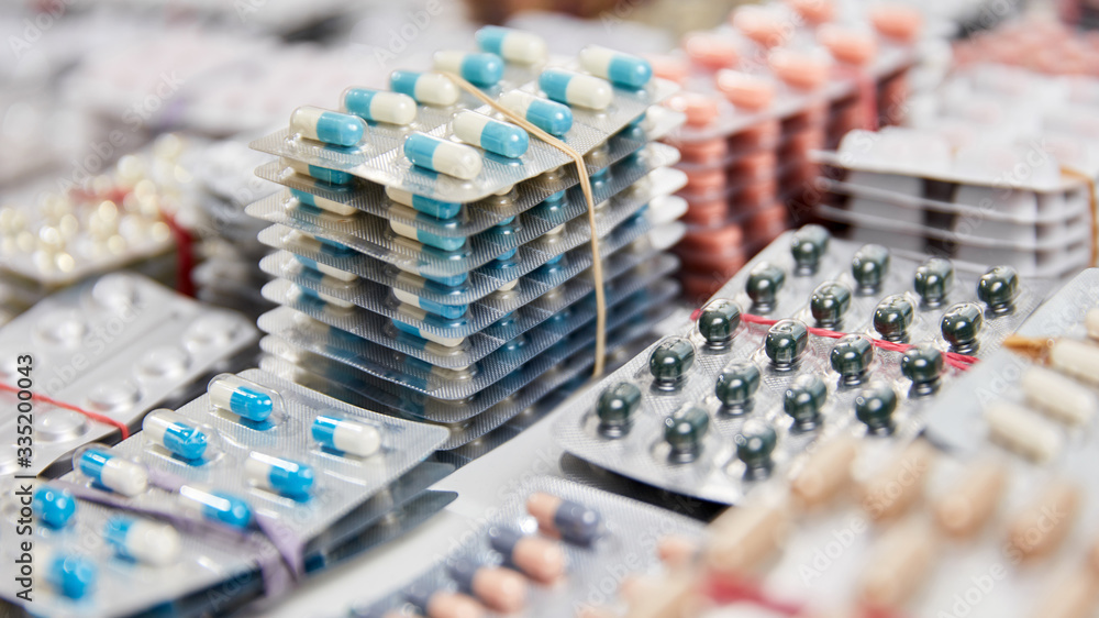 Assorted medicines drugs and capsules Assorted medicines drugs and capsules