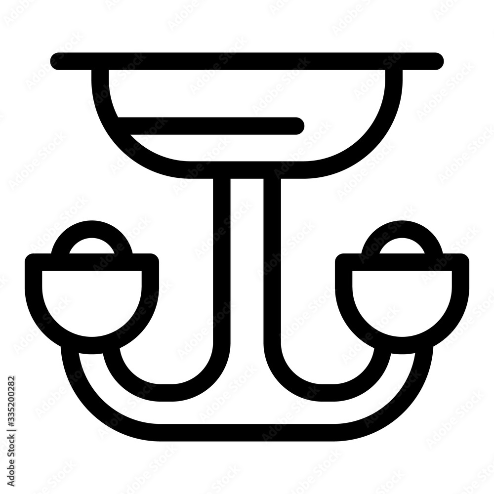 Ceiling lamp icon. Outline ceiling lamp vector icon for web design isolated on white background Ceiling lamp icon. Outline ceiling lamp vector icon for web design isolated on white background