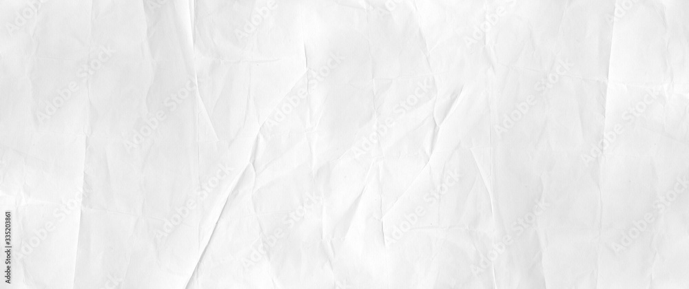 Obraz premium Crumpled paper texture. Banner background