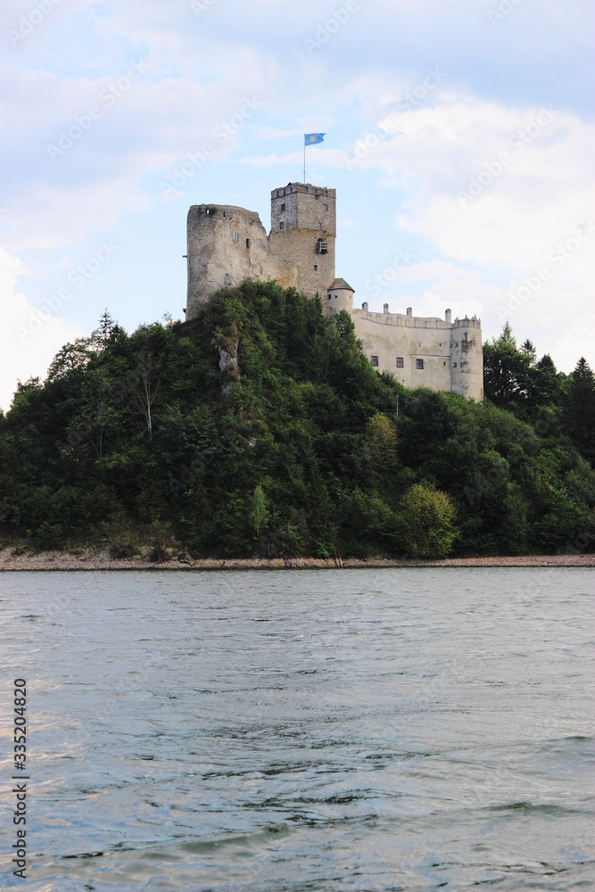
Castle on a rock by the lake